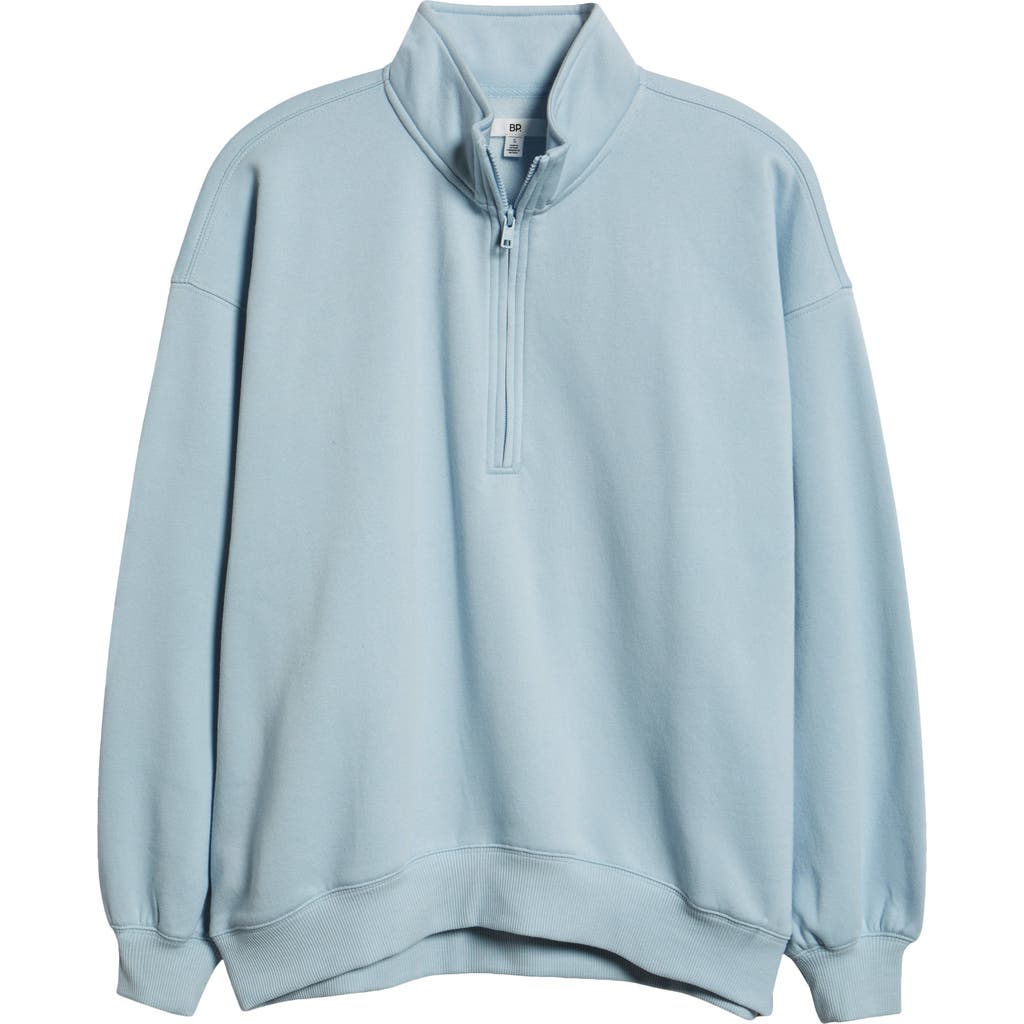 Bp. Relaxed Quarter Zip Pullover In Blue