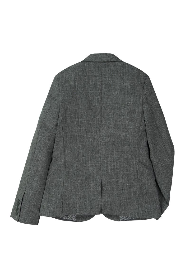 Kids' Solid Stretch Two-Piece Suit, Alternate, color, GREY