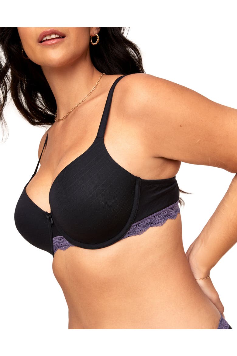 Annabelle Contour Full Coverage Bra, Alternate, color, Black