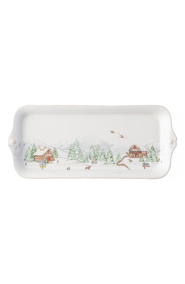 Juliska North Pole Hostess Tray, Main, color, Whitewash/Multi