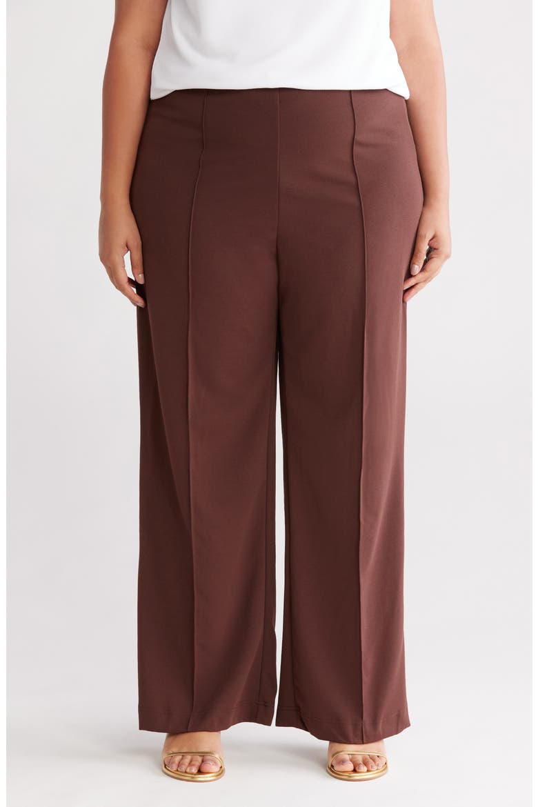 Galaxy Wide Leg Pants, Main, color, CHICORY COFFEE