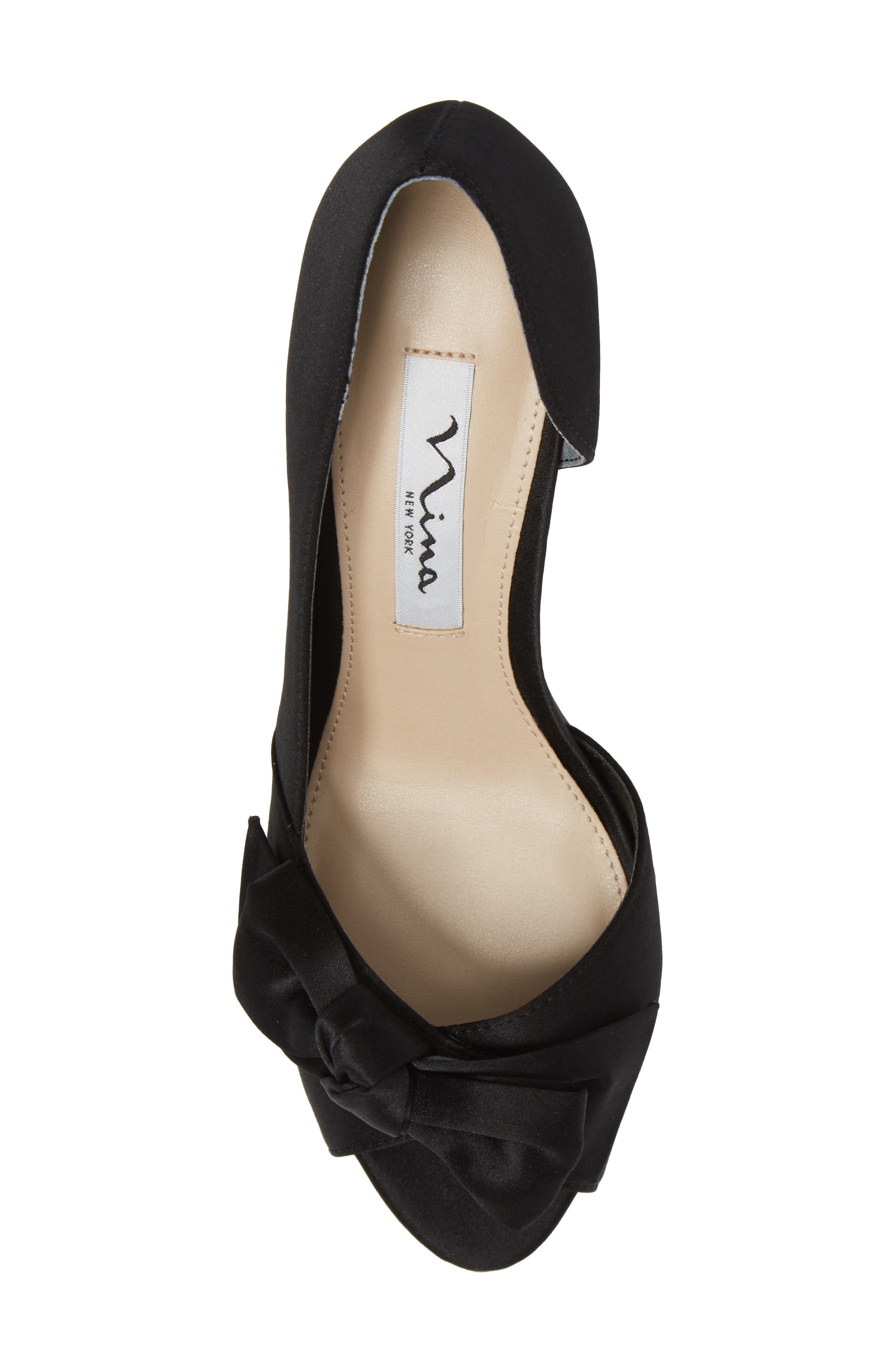 Nina 'Forbes' Peep Toe Pump, Alternate, color, 