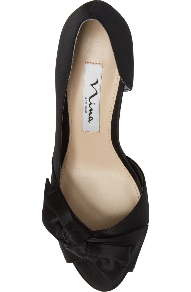 Nina 'Forbes' Peep Toe Pump, Alternate, color,