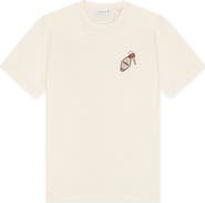 Les Deux Ben Troy Organic Cotton Graphic T-Shirt