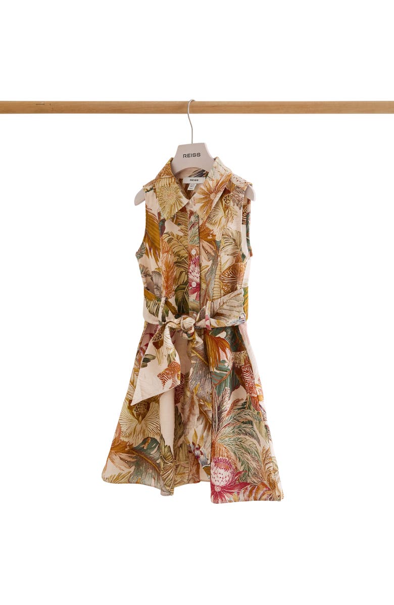 Reiss Morgan Shirt Dress, Alternate, color, Neutral