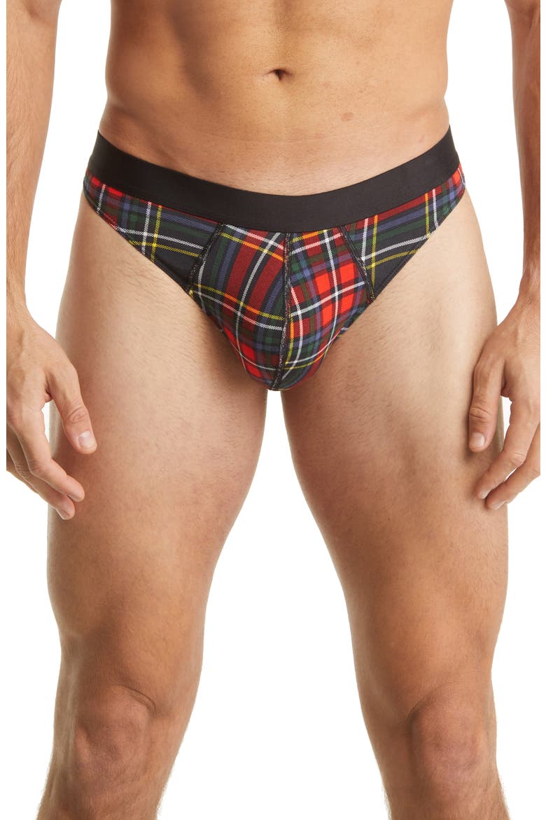 Thong, Main, color, FESTIVE PLAID