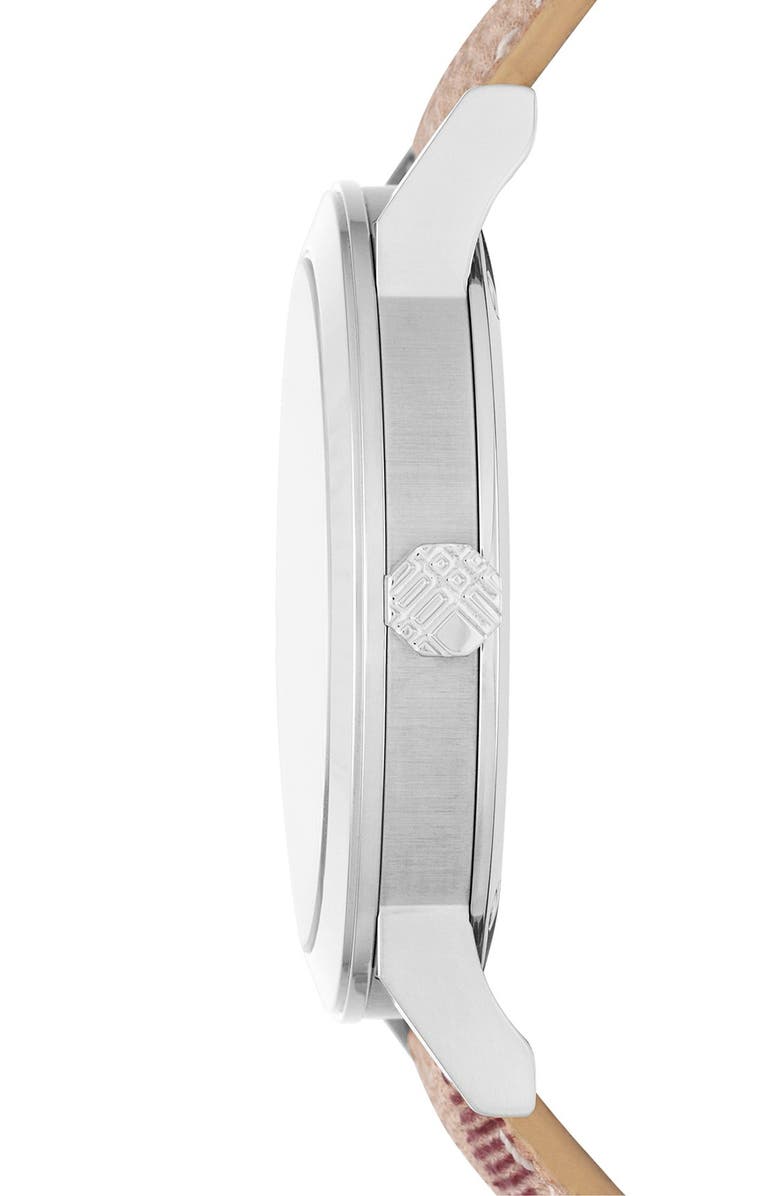 Burberry Large Check Strap Watch, 38mm, Alternate, color,