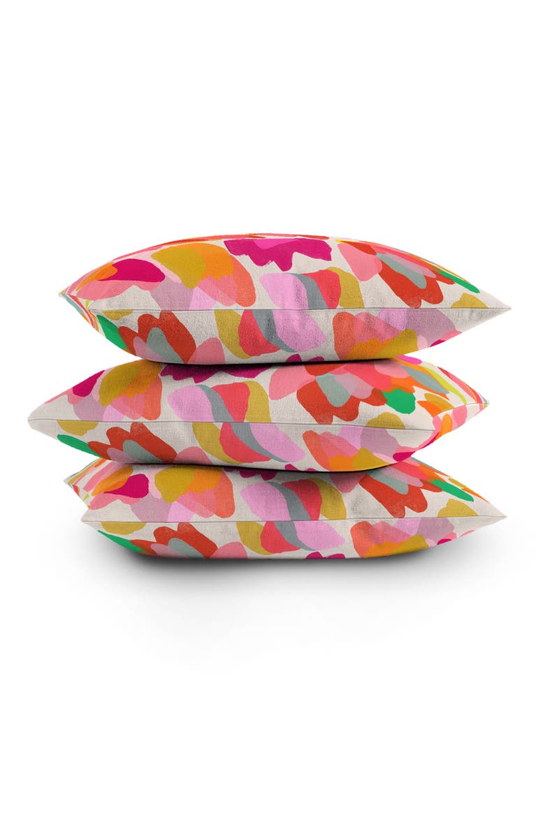 Golden Rain Throw Pillow, Alternate, color, MULTI