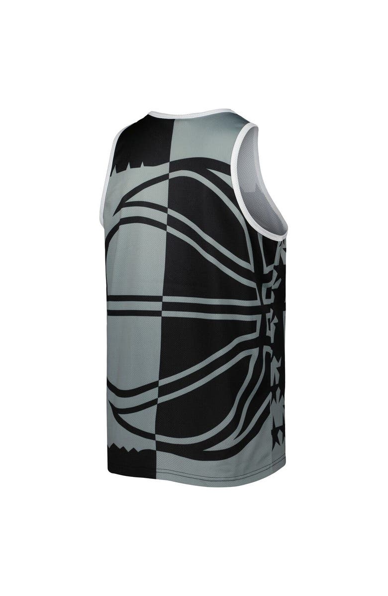 Mitchell & Ness Men's Mitchell & Ness Shaquille O'Neal Black/Gray Orlando Magic Sublimated Player Tank Top, Alternate, color, 