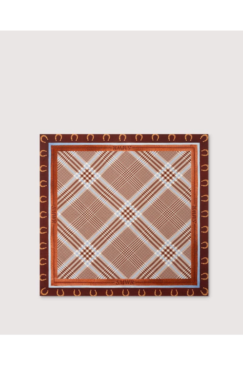 Moon Court Silk Scarf, Main, color, Heirloom