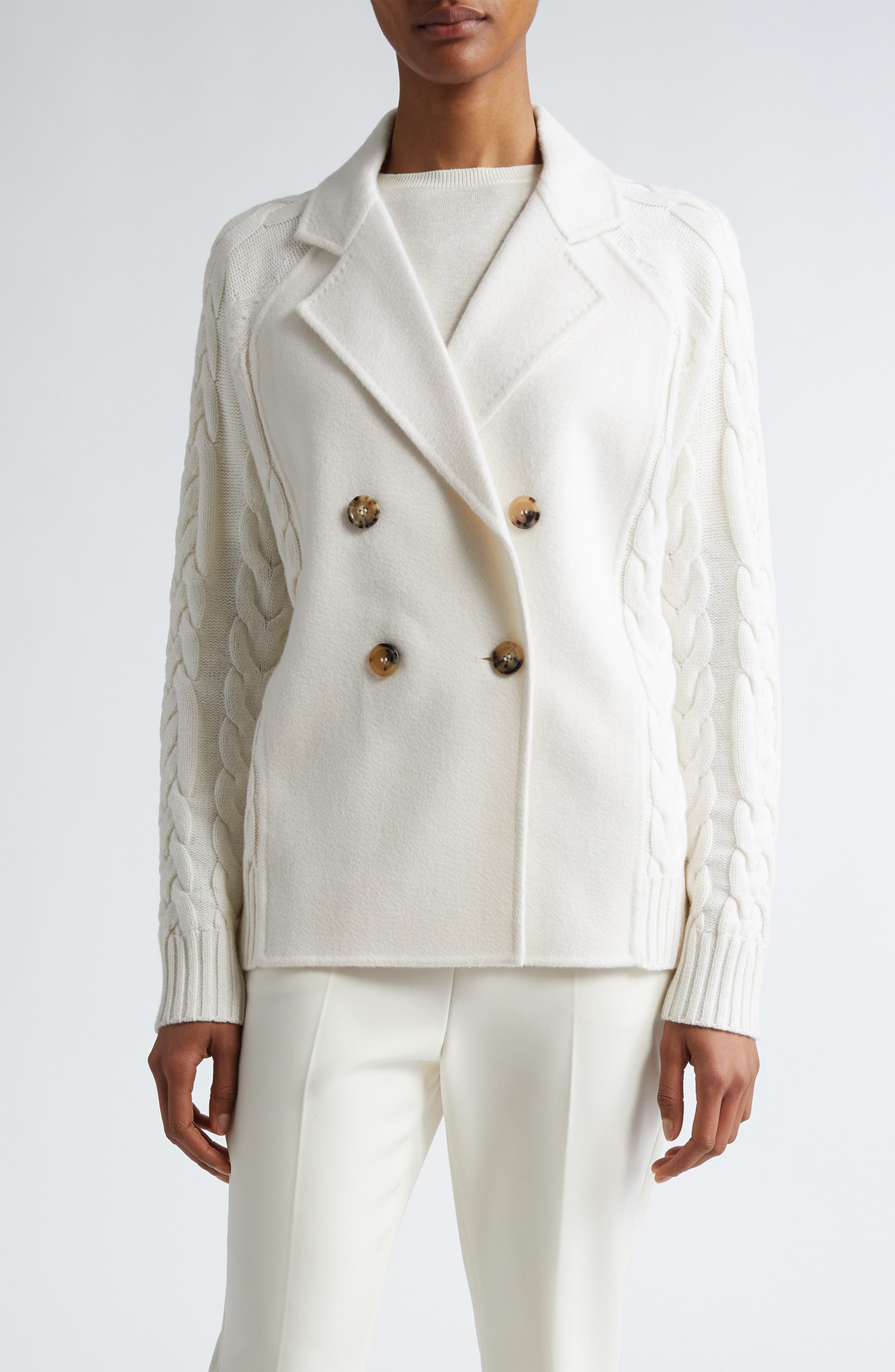 Veste Femme Max Mara Micio Laine Et Cachemire Mélangés - Neuve Avec étiquettes