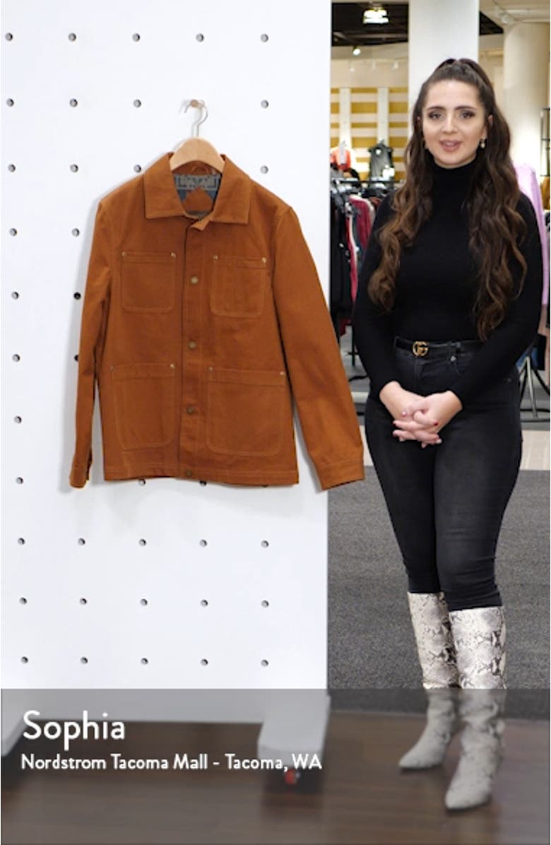 Baldwin Four Pocket Water Resistant Canvas Jacket, sales video thumbnail