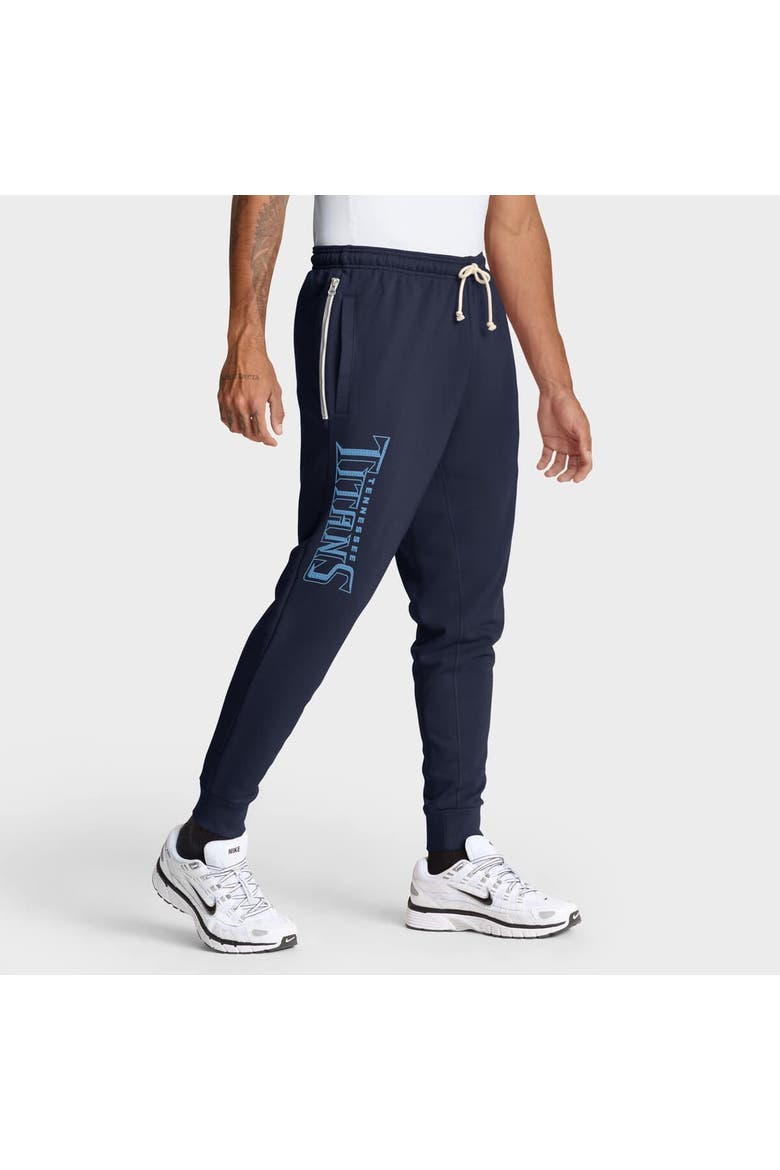 Men's Nike Navy Tennessee Titans Sideline Ground Game Performance Taper Pants, Main, color, Navy