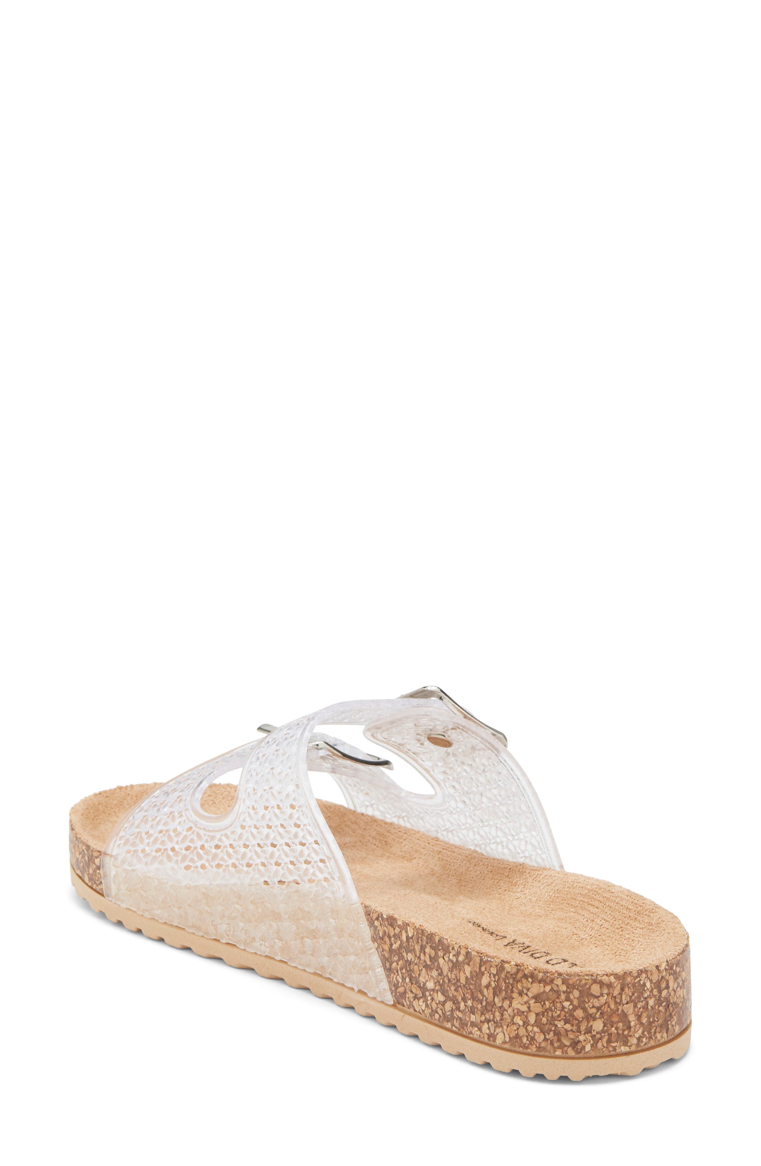 Audrina Sandal, Alternate, color, CLEAR
