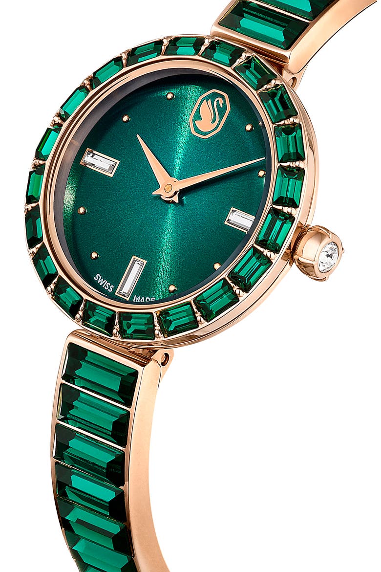 Matrix Bracelet Watch, 25mm, Alternate, color, GREEN