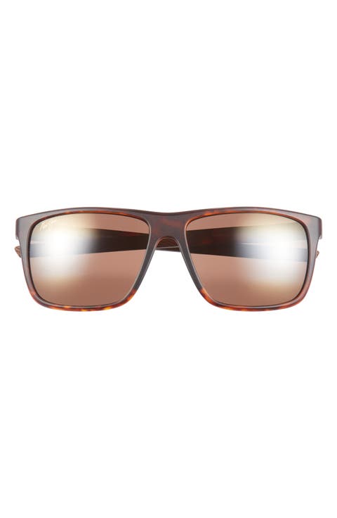 Lehopulu 58mm PolarizedPlus2 Rectangular Sunglasses