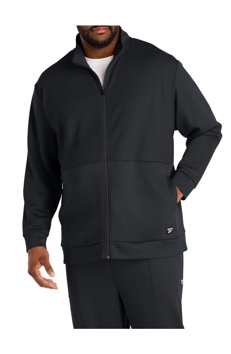 Reebok Big
Tall Birdseye Performance Double-Knit Hoodie, Main, color, Black