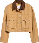 Brooklyn Industries Cotton Canvas Crop Jacket