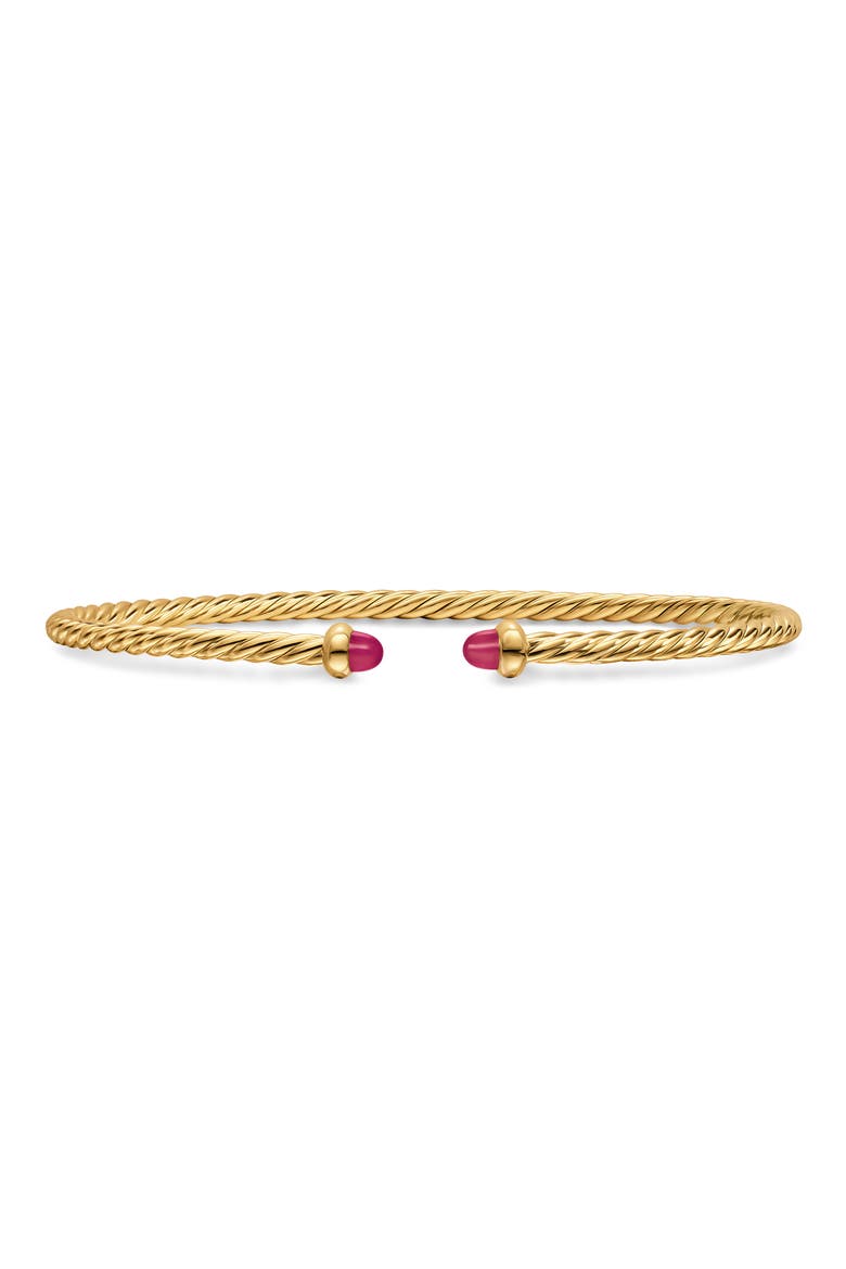 Micro Cable Flex Bracelet, Main, color, GOLD