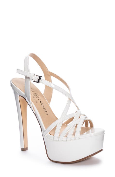 Women s White Heeled Sandals Nordstrom