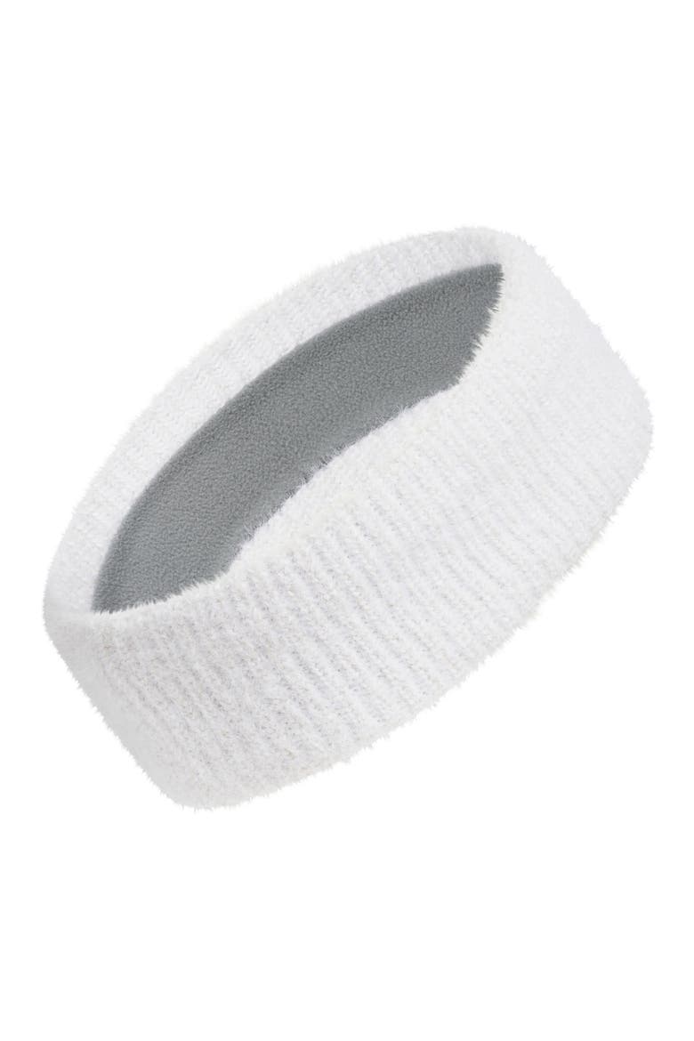 Lifestyle Fuzzy Headband, Alternate, color, WHITE/ ALUMINA GREY/ GREY SIX
