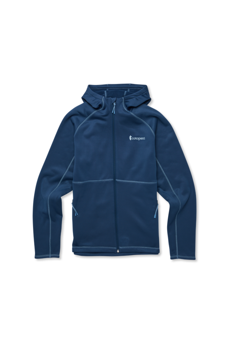 Tempa Fleece Hooded Jacket - Men's, Alternate, color, Deep Sea