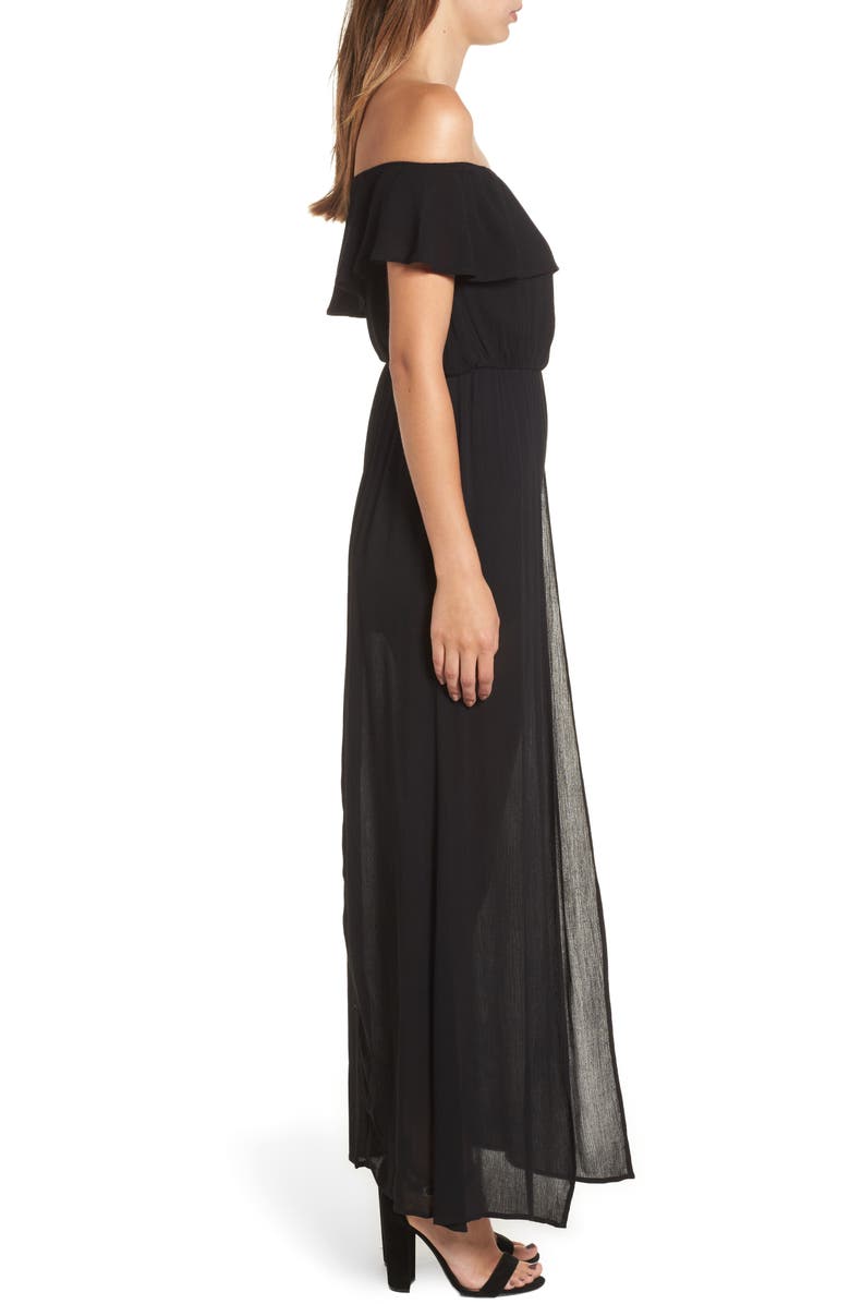 Dee Elly Gauze Maxi Romper, Alternate, color, 