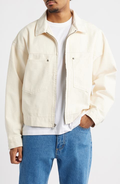 Dean Stud Detail Cotton Jacket