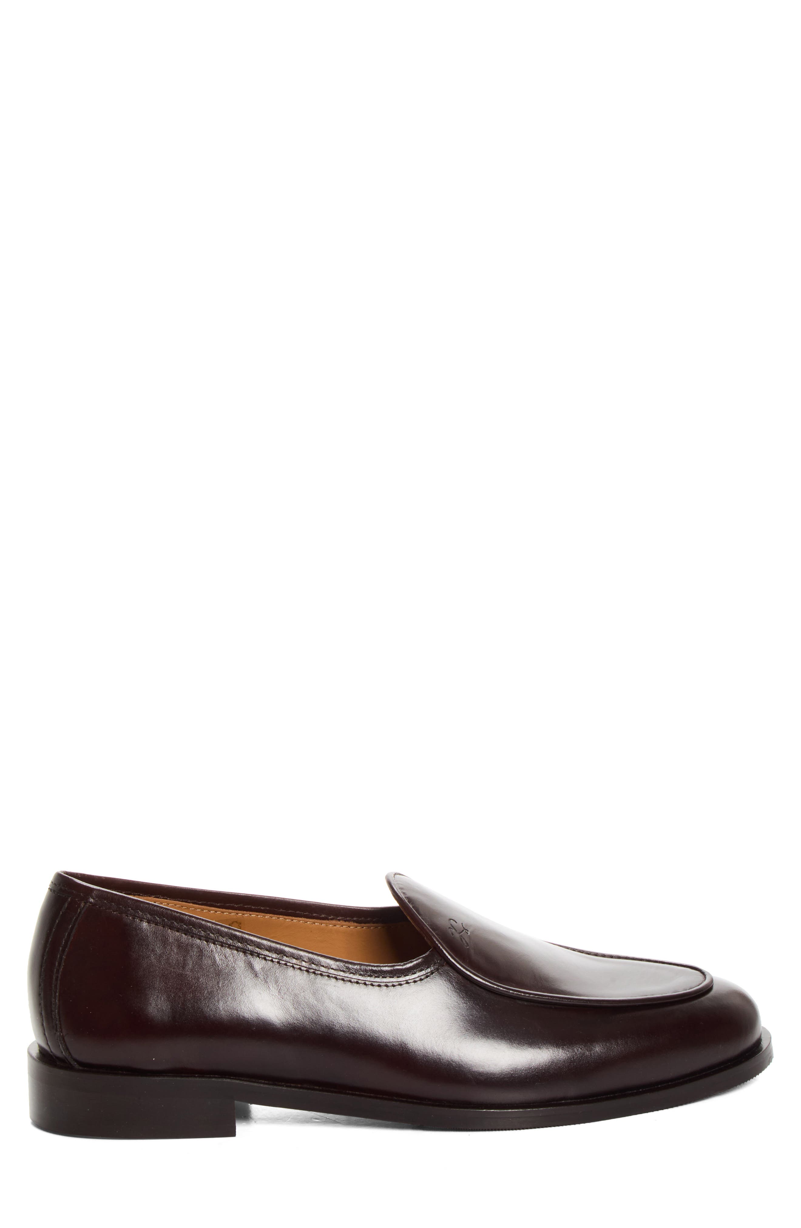 Jacques New Loafer, Alternate, color, LEATHER BROWN