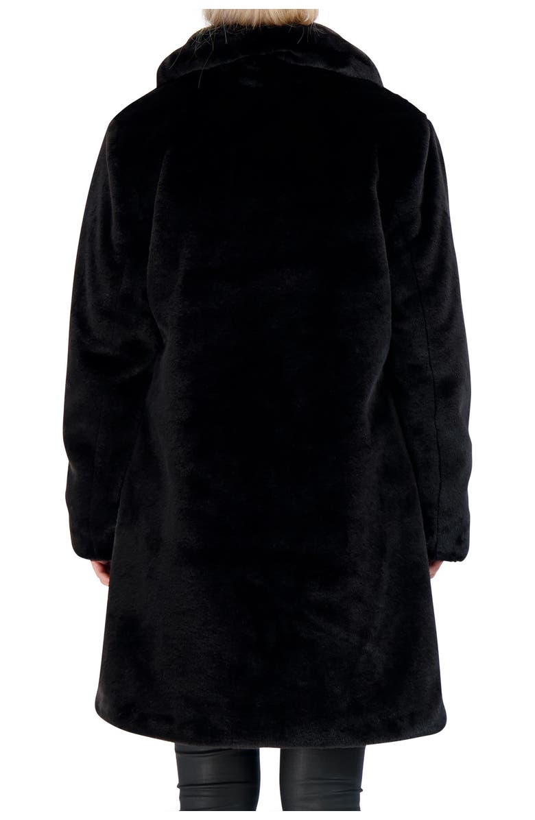 Sebby Collection Faux Fur Coat, Main, color, 