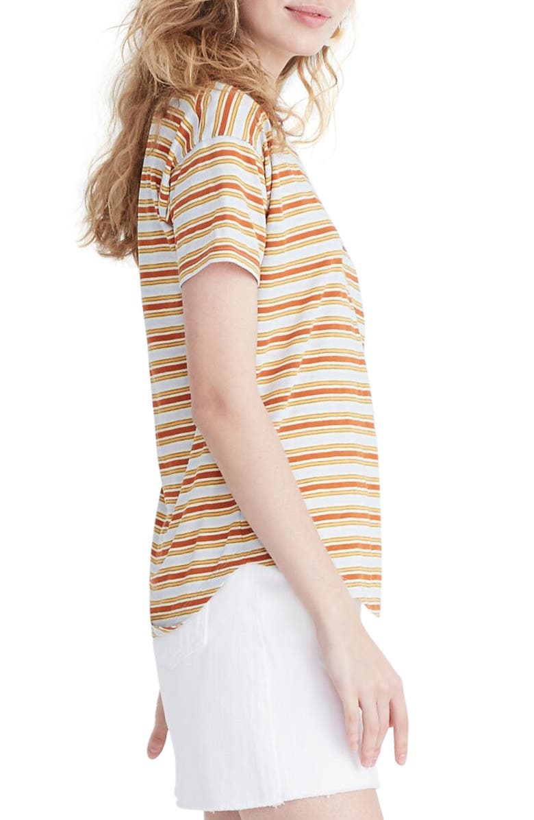 Madewell Whisper Cotton Stripe Crewneck Tee, Alternate, color,