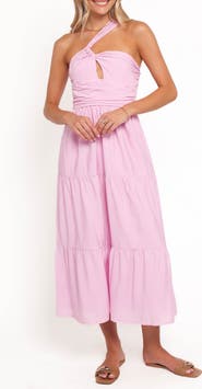 Petal & Pup Vinnie One-Shoulder Maxi Dress