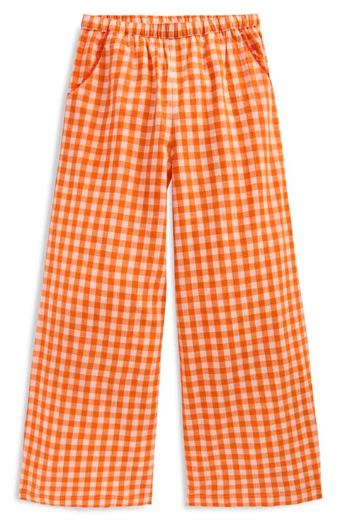 Kids' Gingham Cotton Pants (Toddler, Little Kid & Big Kid)
