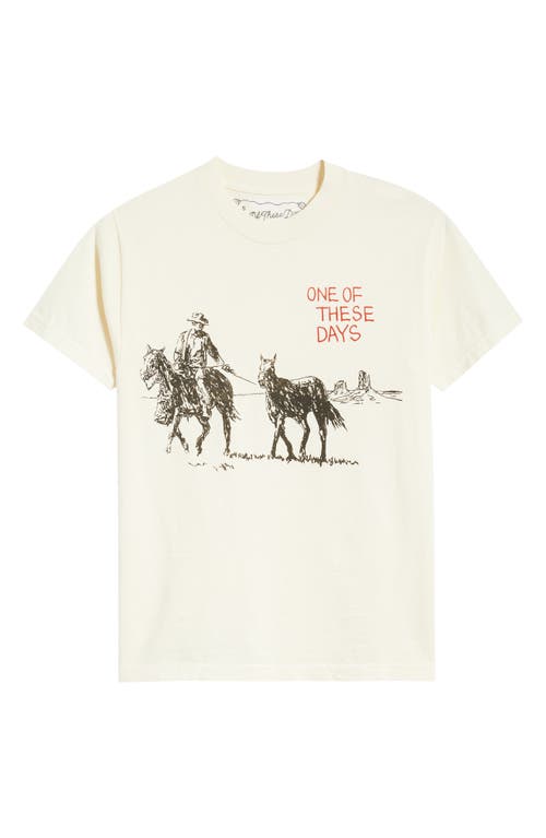 One Of These Days Ootd Origins Graphic T-shirt In White