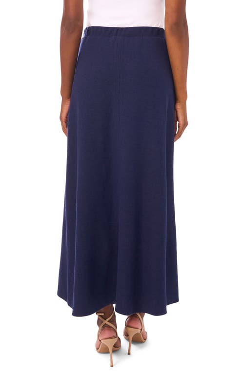 Vince Camuto A-line Maxi Sweater Skirt In Blue