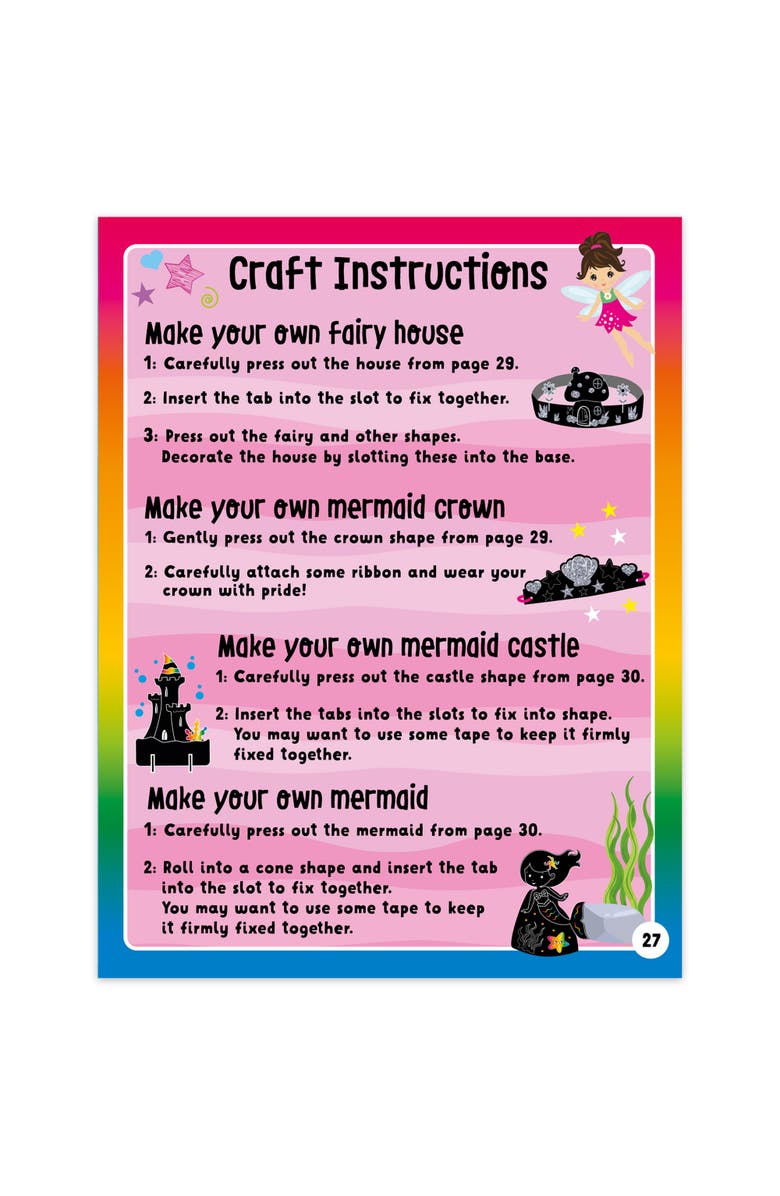 book 'n' app pApplishing house Scratch & Glitter Activity Book, Alternate, color, Multicolored