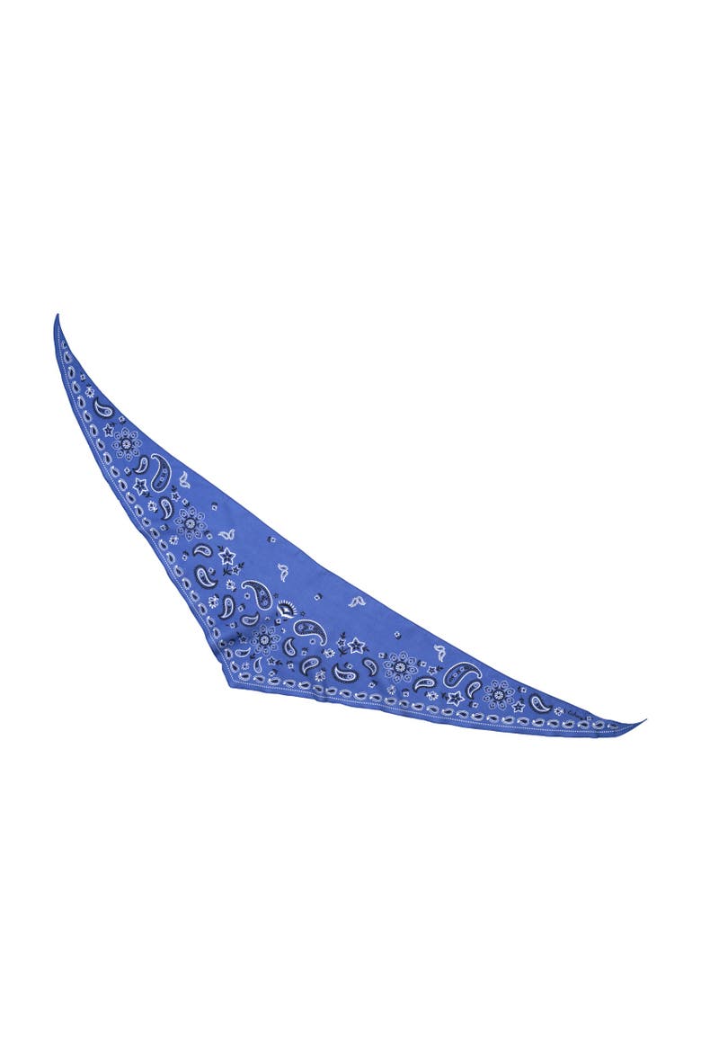 Bandana Triangle Scarf, Alternate, color, Ultramarine