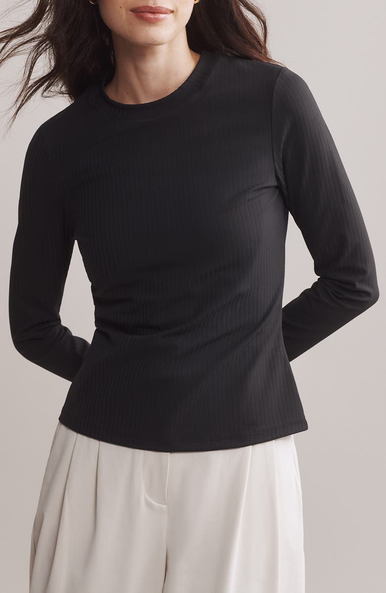 Rhone Modern Rib Long Sleeve Knit T-Shirt, Main, color,