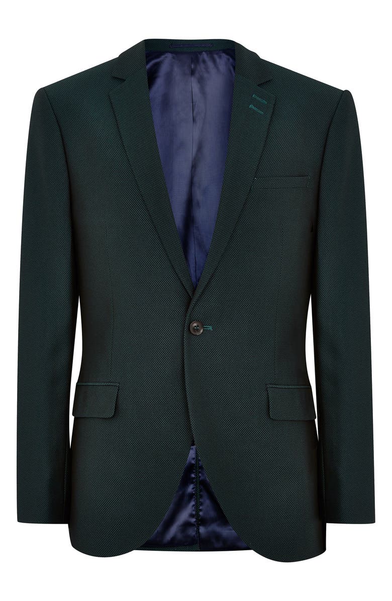 Topman Banbury Slim Fit Suit Jacket, Alternate, color,