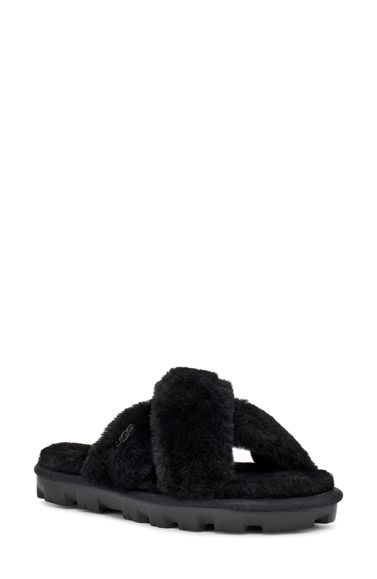 UGG<sup>®</sup> Fuzzette Genuine Shearling Slipper, Main, color, 