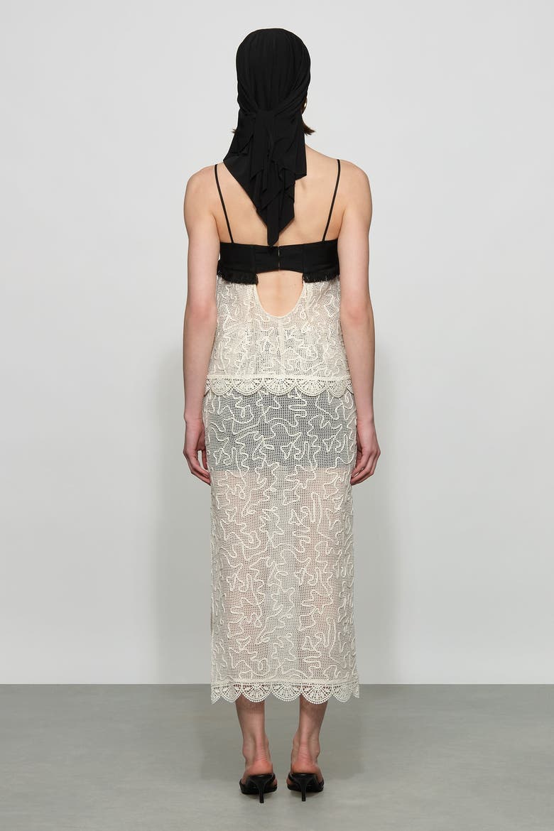 Willis Skirt, Alternate, color, Ivory/Black
