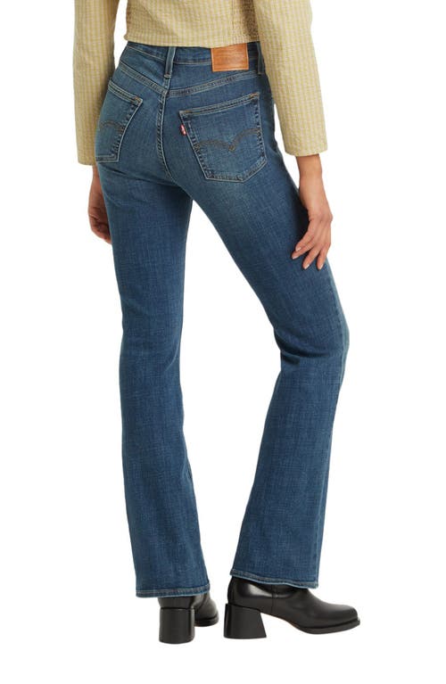 Levi's 725 High-waist Bootcut Jeans In Blue
