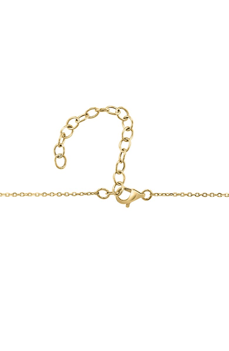 EFFY 14K Yellow Gold Diamond & Prasiolite Pendant Necklace - 0.13ct., Alternate, color,