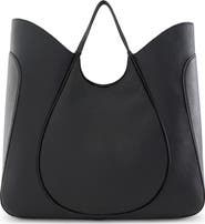 behno Katrina Wave Pebbled Leather Tote