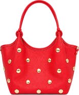 Persaman New York Caterina Studded Leather Tote