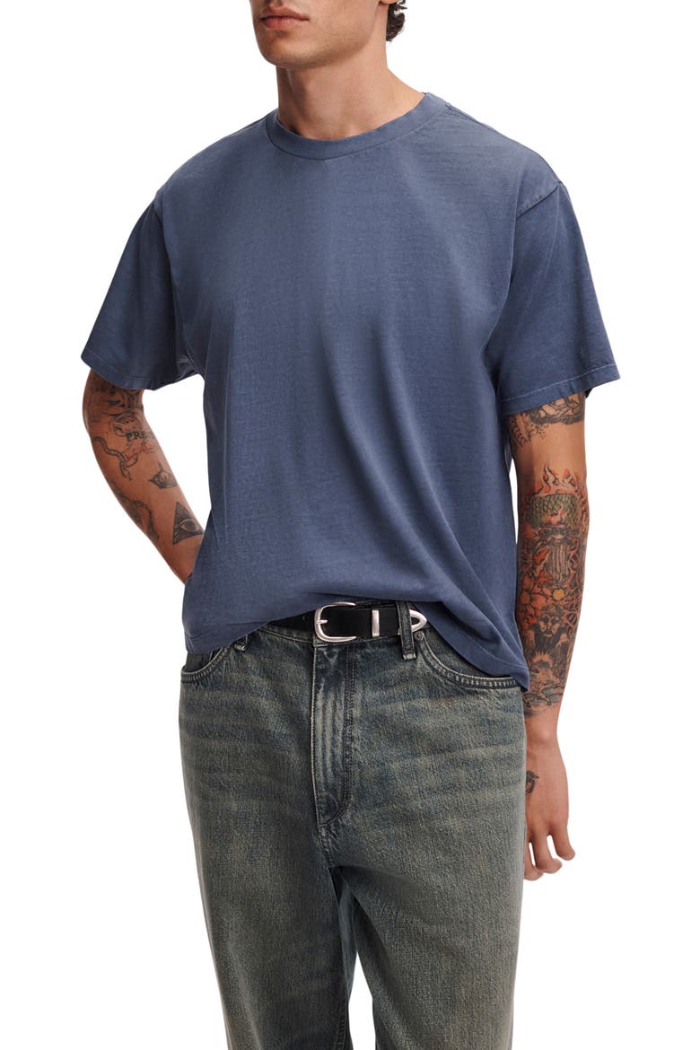 Jacob Boxy Cotton T-Shirt, Main, color, DPGRY