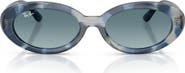 Ray-Ban 54mm Gradient Oval Sunglasses