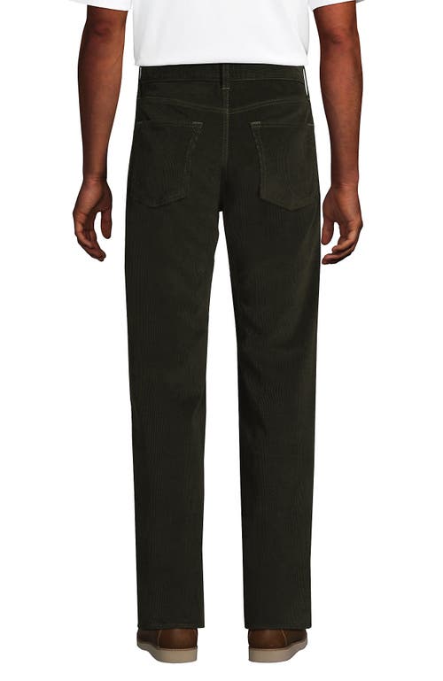 Lands' End Corduroy Comfort Waist Classic Fit 5 Pocket Pant In Black