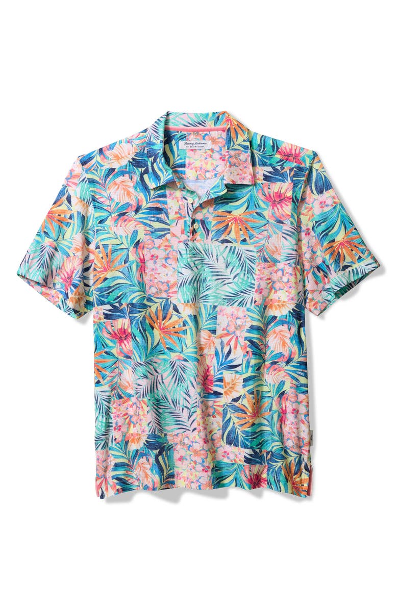 Tommy Bahama Bahama Coast Positano Palms Polo, Main, color, Lychee