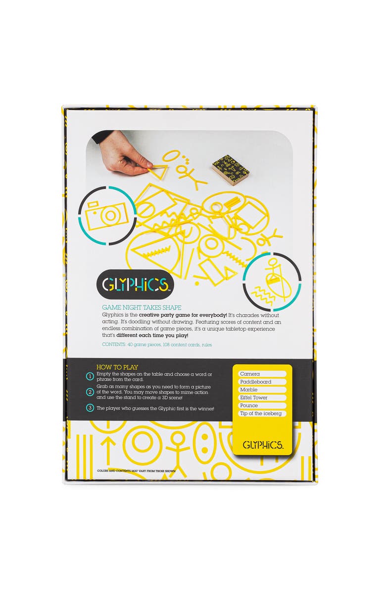 Big G Creative Glyphics Tabletop Game, Alternate, color, Multicolored